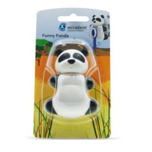 Product photo: Funny Panda (Панда) - гигиенический футляр для зубных щёток с дверками-защёлками | Hager & Werken (Германия)