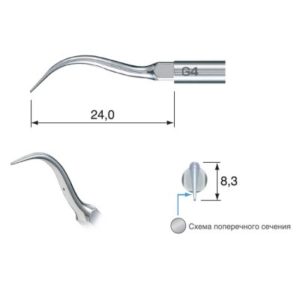 Product photo: G4-E - насадка для удаления зубного камня (для скалера EMS) | NSK Nakanishi (Япония)