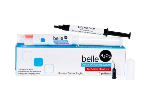 Product photo: Гель с активатором Belle 37% for Smart Dentists (Бэль) на двух человек с химическим активатором и коффердамом | Dr. Care (Ю. Корея)