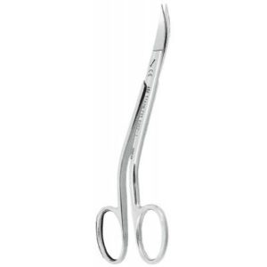 Product photo: Ножницы для десны изогнутые по плоскости в области лезвия и в области ручки