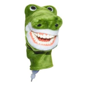 Product photo: Putzi-Petz Крокодил - перчаточная кукла в виде крокодила с челюстью-типодонтом | Hager & Werken (Германия)