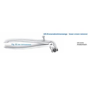 Product photo: Щипцы для удаления нижних коронок | HLW Dental Instruments (Германия)