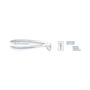 Product photo: Щипцы для удаления зубов нижние корневые | HLW Dental Instruments (Германия)