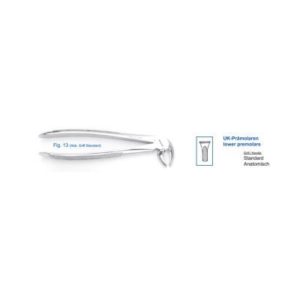 Product photo: Щипцы для удаления зубов нижние премоляры | HLW Dental Instruments (Германия)